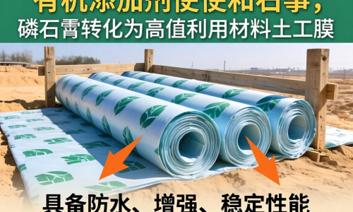 磷石膏如何制成高值利用材料土工膜