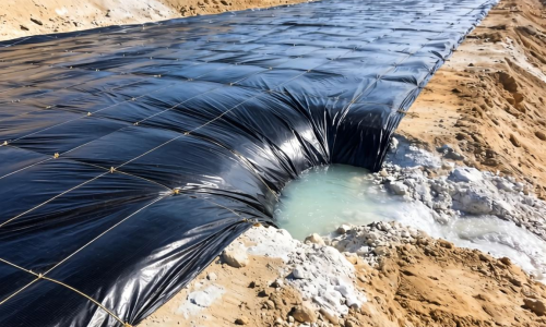 磷石膏路基填料场土工膜该如何选择与铺设？