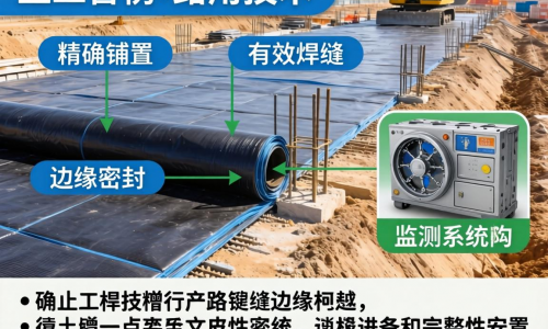 磷石膏路基利用中土工膜的应用技术有哪些核心要点？