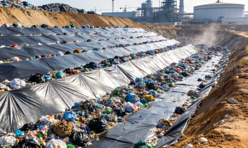 工业社会中，百姓生活废物填埋场为何离不开土工膜？