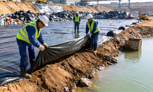 工业集团废物填埋场土工膜该如何选才能防渗达标？