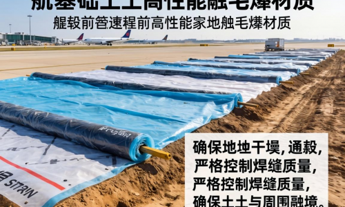 机场跑道基础土工膜有哪些性能优势与施工要点?