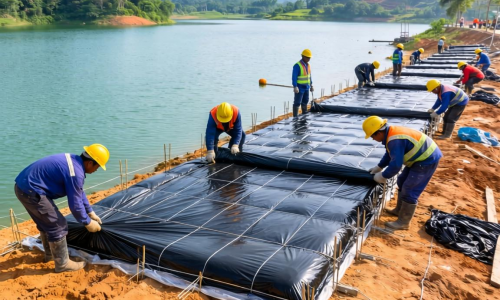 景观湖土工膜如何确保水体不渗漏