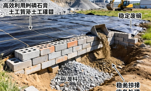 磷石膏砖土工膜如何有效处理工业废料