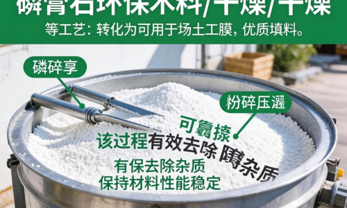 磷石膏环保材料可用于场土工膜？技术实现路径有哪些？