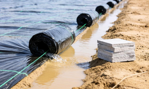 磷石膏装饰材料厂为何要铺设土工膜，作用有哪些？