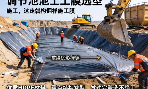 垃圾填埋场调节池土工膜该如何选型与施工？