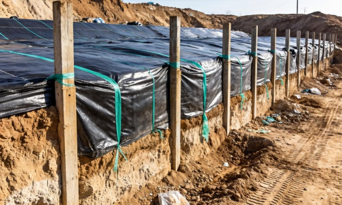 工业废物填埋场如何布置土工膜才能保障防渗效果？