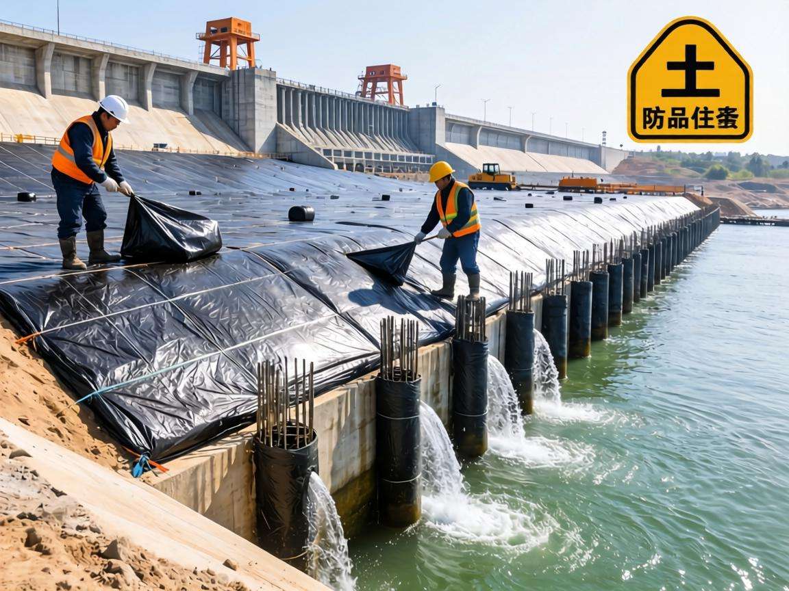 糙面土工膜:防渗工程领域的性能先锋与应用场景