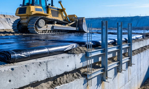 混凝土化飞灰填埋场土工膜该如何选择与铺设？