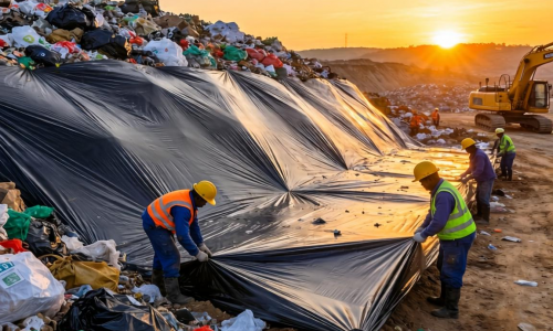工业社会中填埋场土工膜如何守护群体废物处置安全？