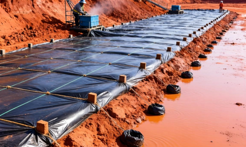 赤泥循环材料厂为何要铺设土工膜？作用及选型有哪些？