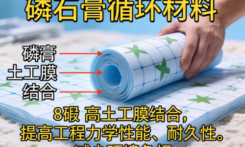 磷石膏循环材料土工膜如何提升工程性能与环保效益