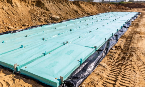 磷石膏板材厂原料场土工膜该如何选择与铺设？