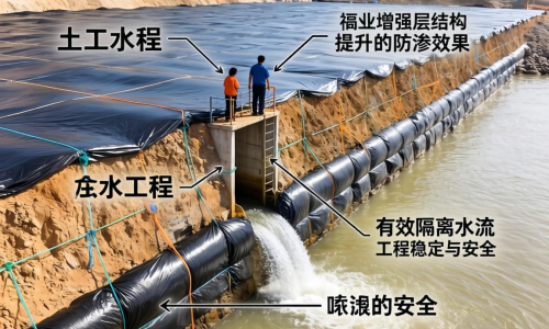 水利工程土工膜如何提升防渗效果