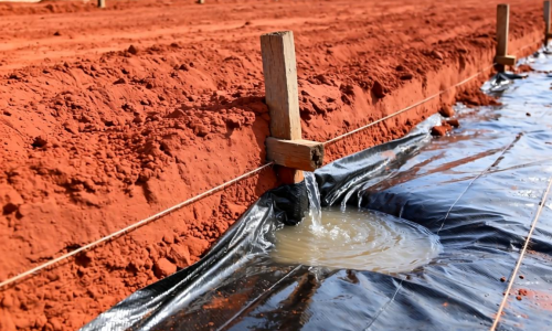 赤泥砂浆如何与土工膜结合实现资源化利用