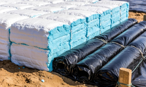 磷石膏保温材料如何结合土工膜实现场地高效利用？