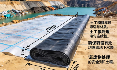 工业规划中废物填埋场土工膜该如何选型与铺设？