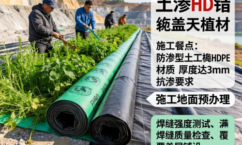 尾矿库防渗土工膜该怎么选 施工要点有哪些