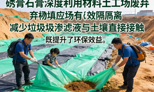 磷石膏深度利用材料土工膜如何提升环保效益