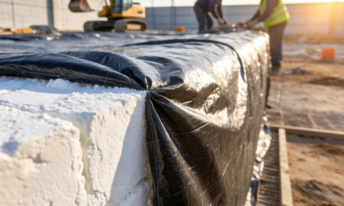 磷石膏保温材料与土工膜如何结合应用