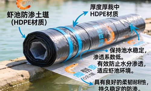 虾池防渗土工膜怎么选？养殖防渗效果好不好？