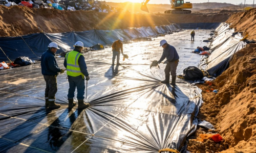 工业垃圾填埋场土工膜该如何挑选与维护？