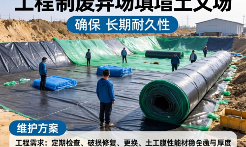 工业定制废物填埋场土工膜该如何选型与维护？
