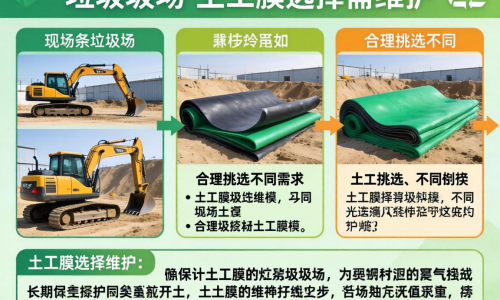 生活垃圾填埋处置场土工膜该如何挑选与维护？