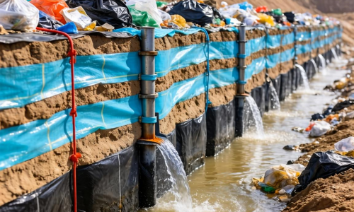 垃圾填埋场垂直防渗墙土工膜如何保障防渗效果？