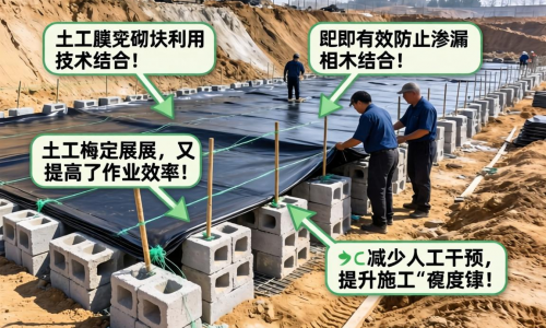 生活垃圾填埋场土工膜如何结合砌块利用技术提质增效？