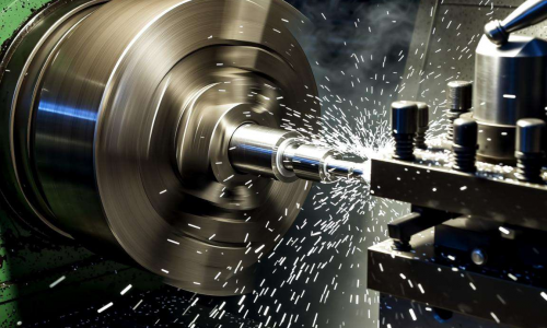 主轴车床加工