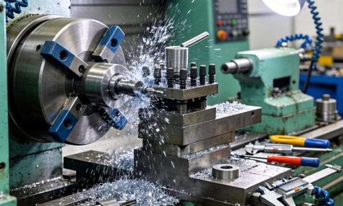 实验设备车床加工