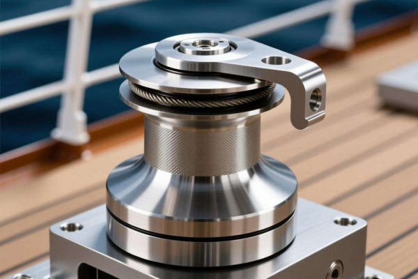 船舶行业甲板机械绞车壳体CNC加工