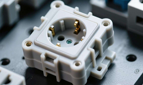 小批量CNC加工聚碳酸酯工业插座壳 小批量CNC加工聚碳酸酯工业插座壳