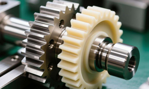 小批量CNC加工POM伞齿轮